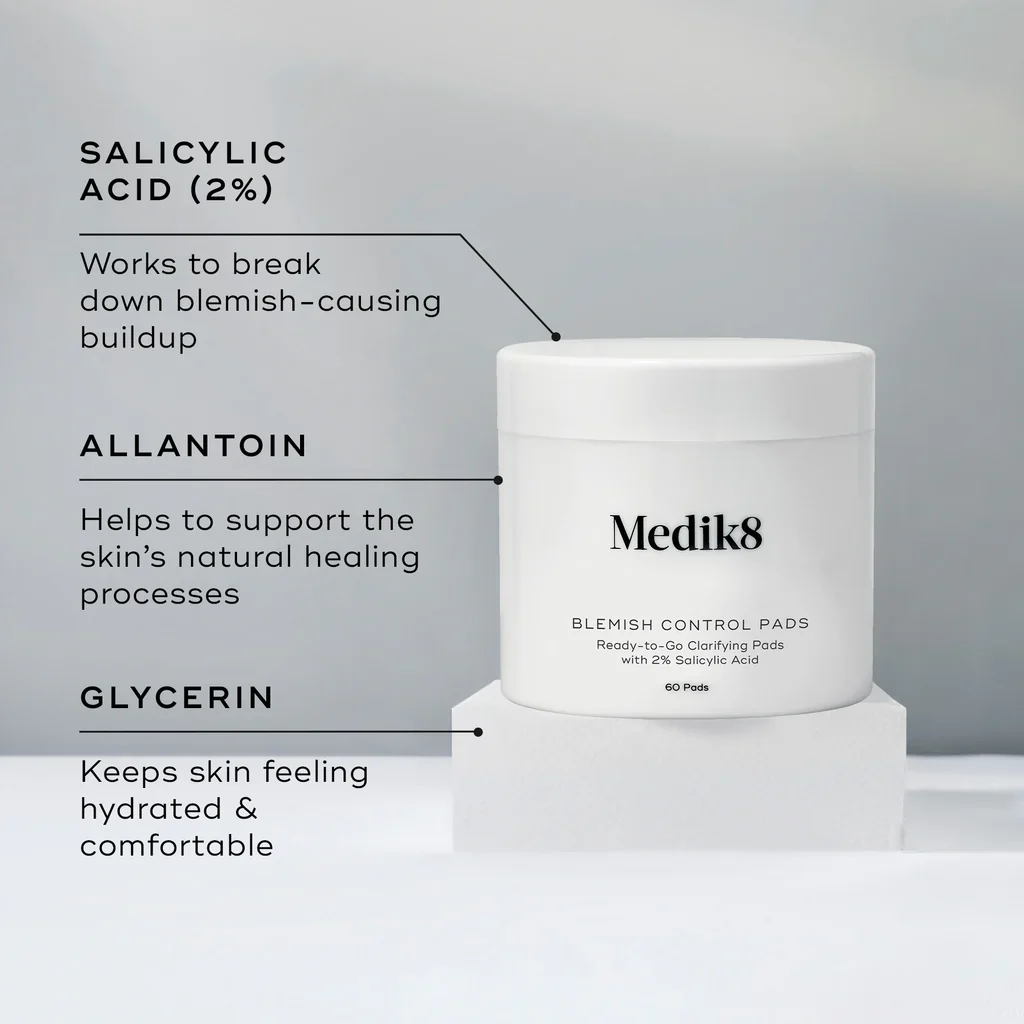 Medik8 Blemish Control Pads™ – Clarifying Exfoliating Acne Pads - Image 2