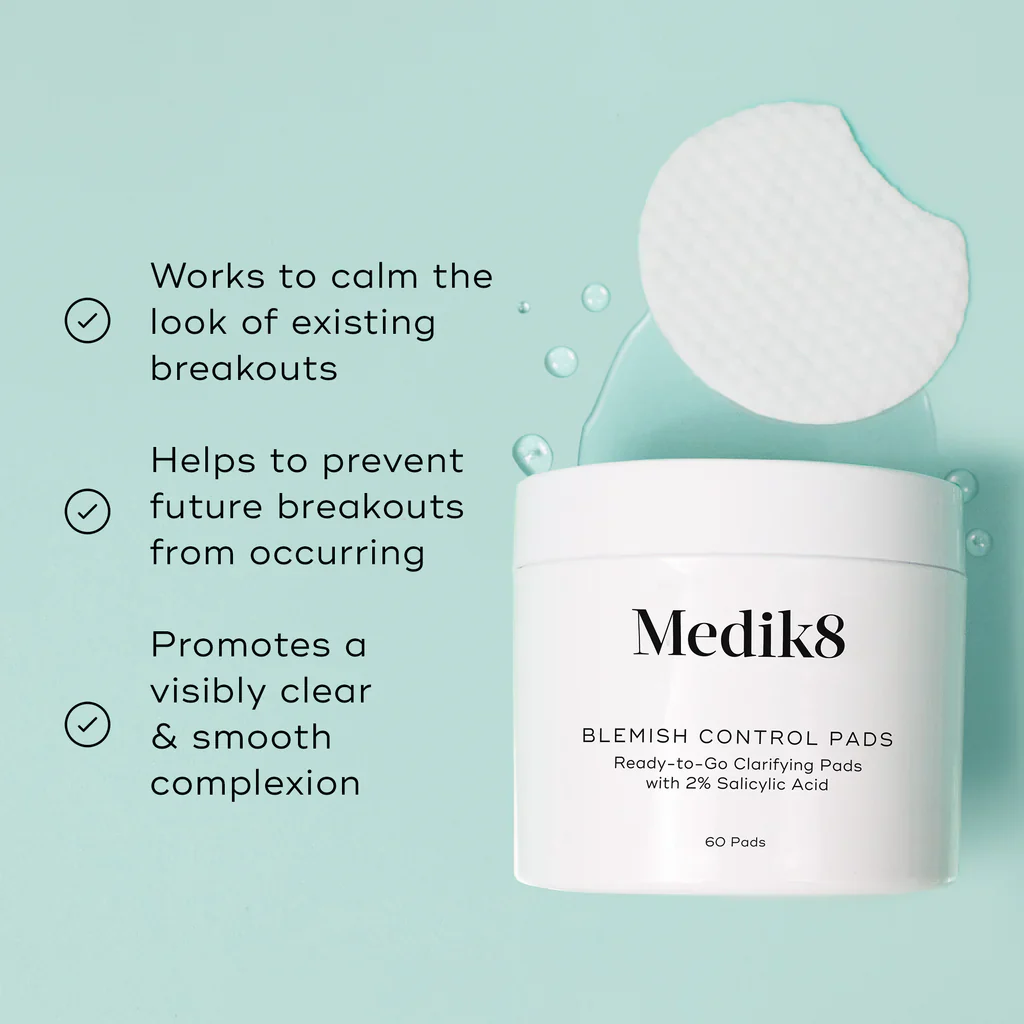 Medik8 Blemish Control Pads™ – Clarifying Exfoliating Acne Pads - Image 3