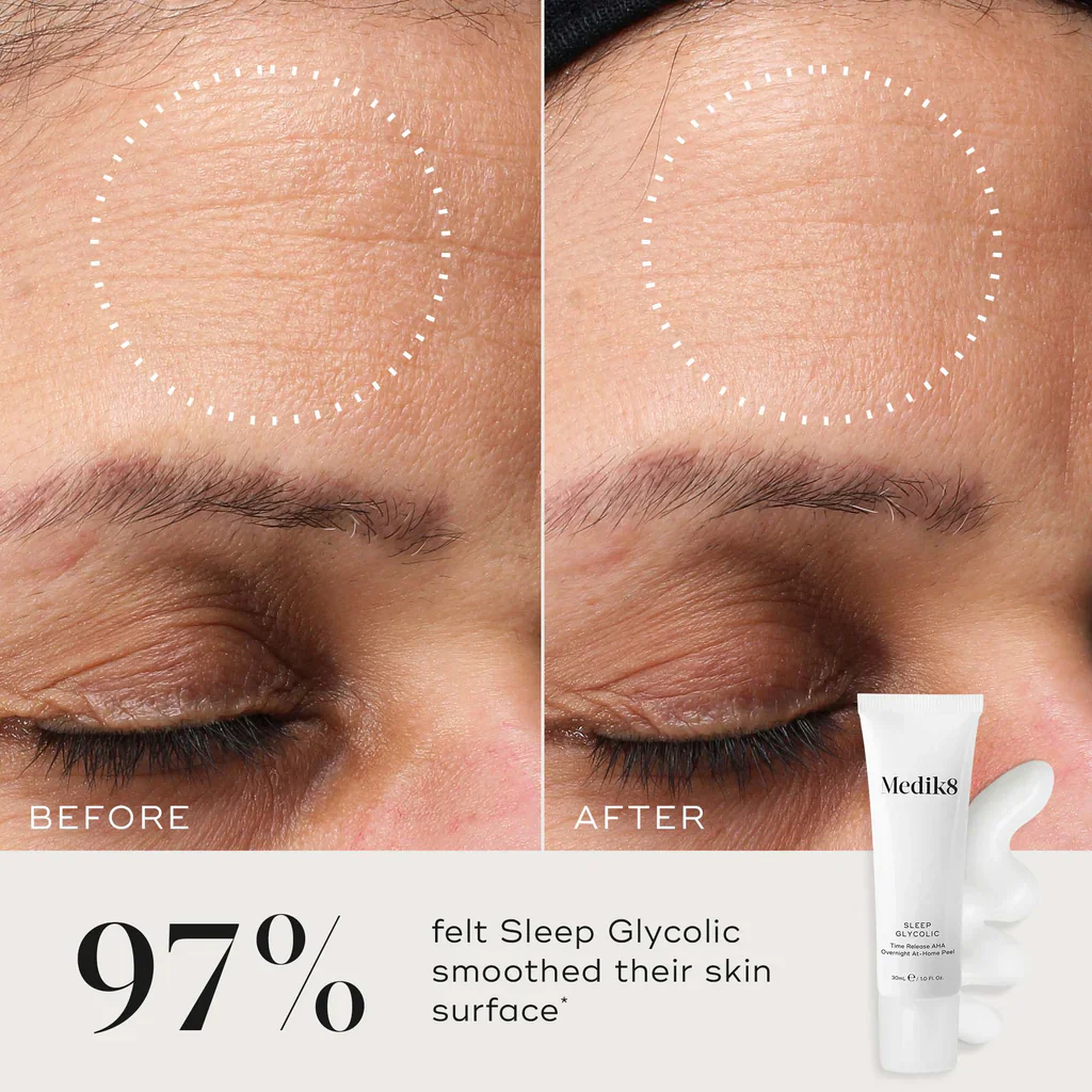 Medik8 Sleep Glycolic™ – Overnight Exfoliating Mask for Radiant Skin (30 ml) - Image 3