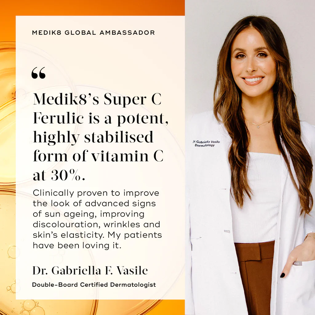 Medik8 SUPER C FERULIC™ Serum – Advanced Vitamin C Antioxidant Serum (30 ml) - Image 3