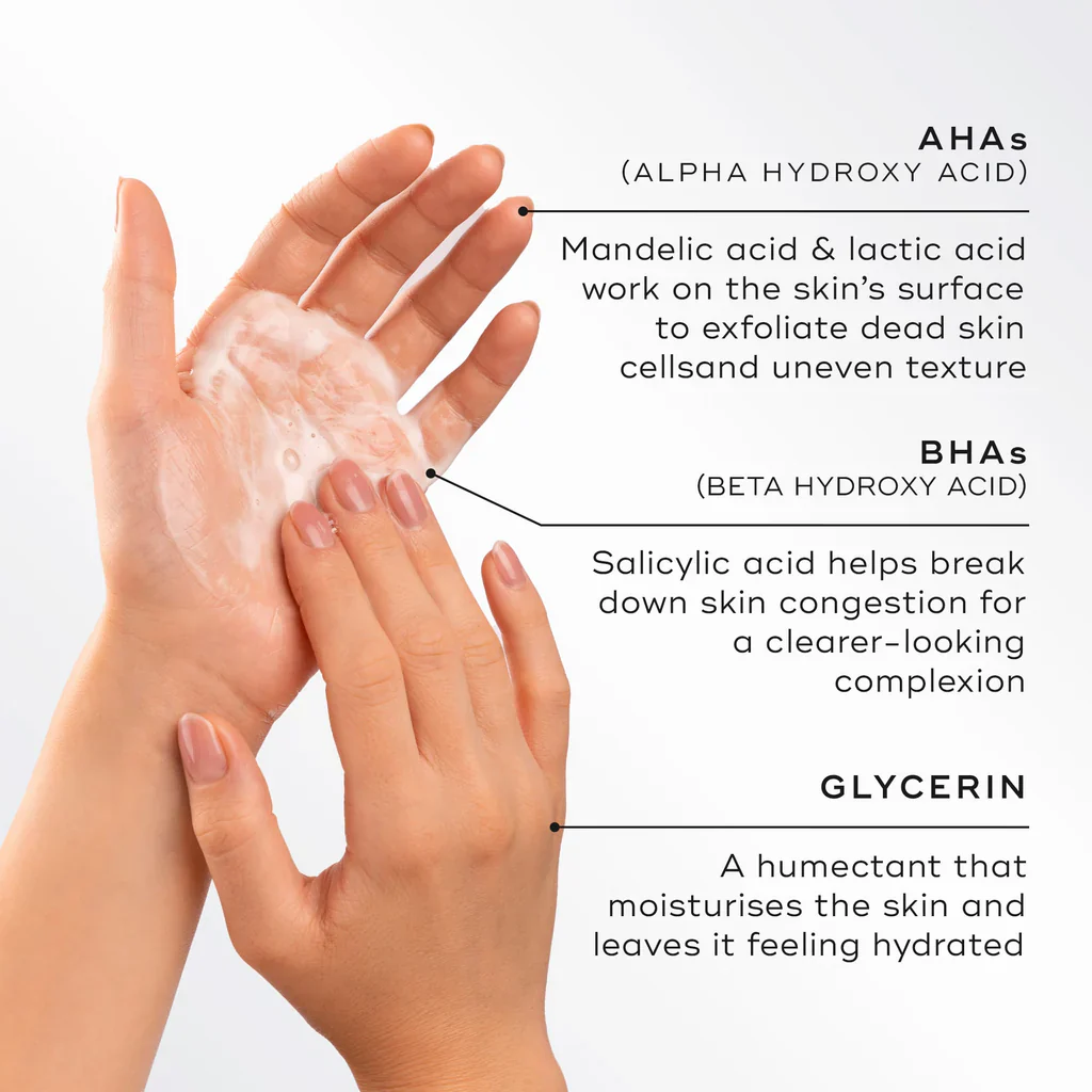Medik8 Surface Radiance Cleanse™ – Exfoliating AHA/BHA Gel Cleanser - Image 3